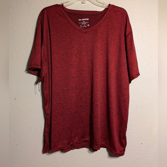 Real essential Men's Red T-Shirt size 2 xl - Picture 1 of 5